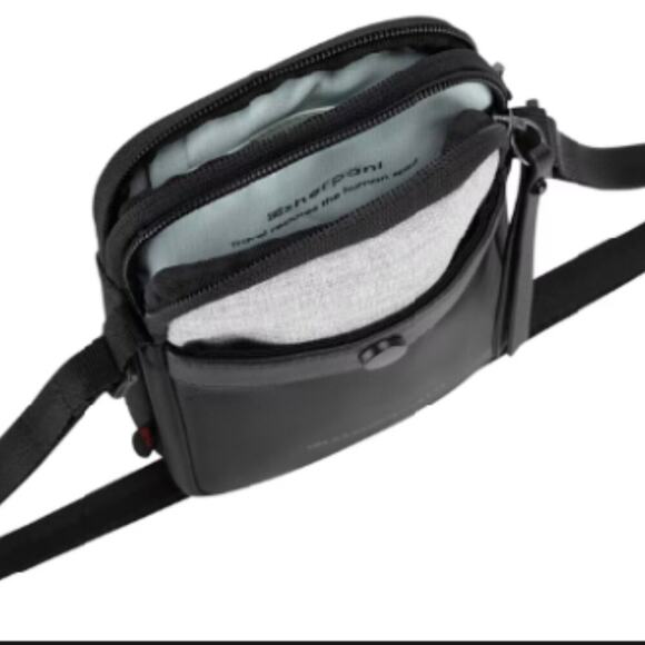 Sherpani Black Structured Satchel Crossbody Bag | Gold Hardware | New Without Ta - Picture 2 of 9